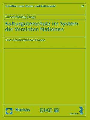 cover image of Kulturgüterschutz im System der Vereinten Nationen